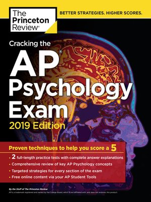 cover image of Cracking the AP Psychology Exam, 2019 Edition